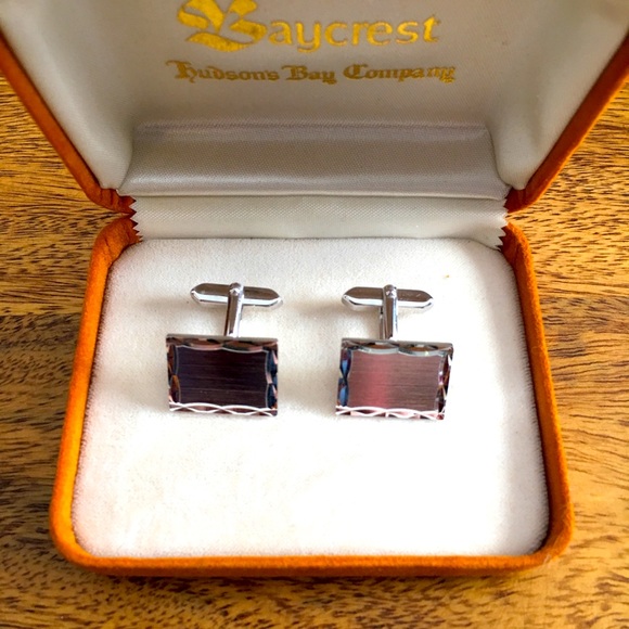 Hudson Bay Company Vintage Baycrest cuff links - Picture 7 of 14